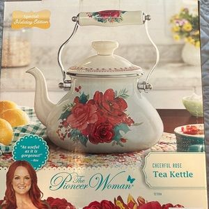NEW IN BOX Pioneer Woman Tea Kettle
